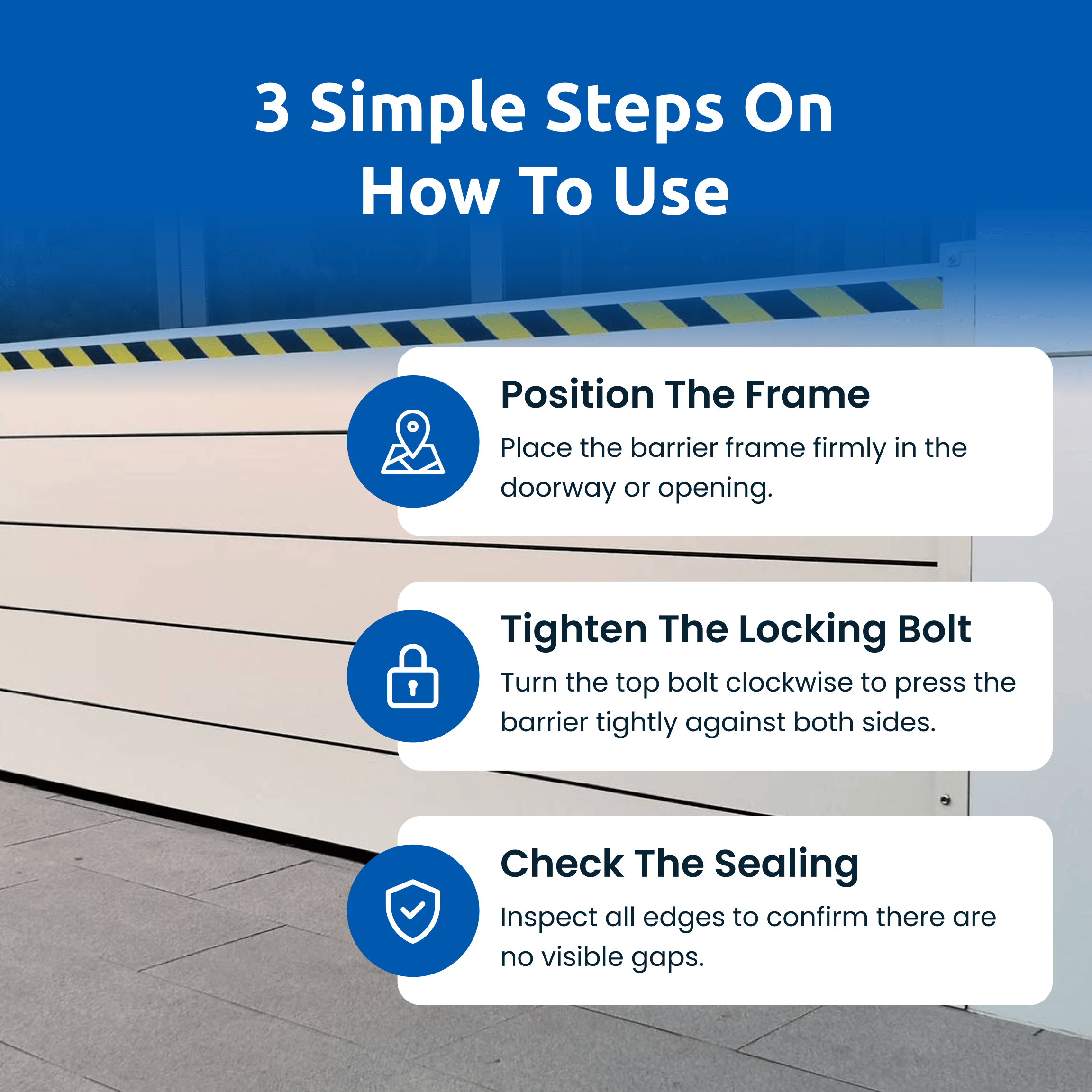 DamEasy Titan Aluminium Flood Barrier System