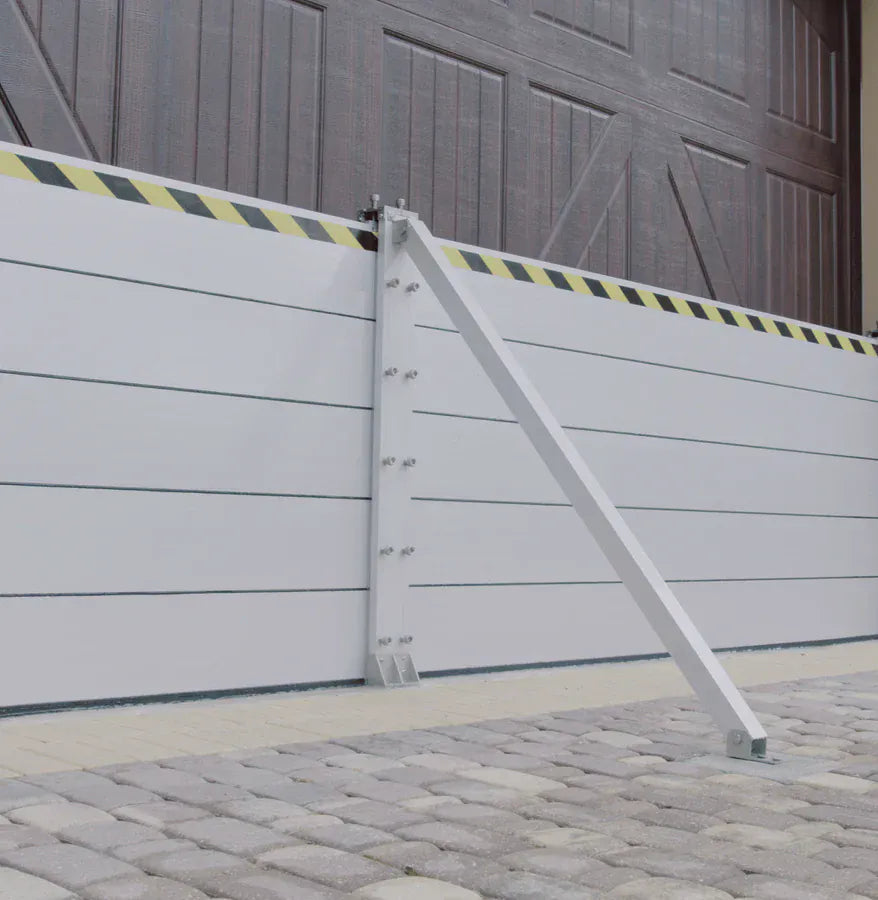 Dam Easy Titan flood barrier installed